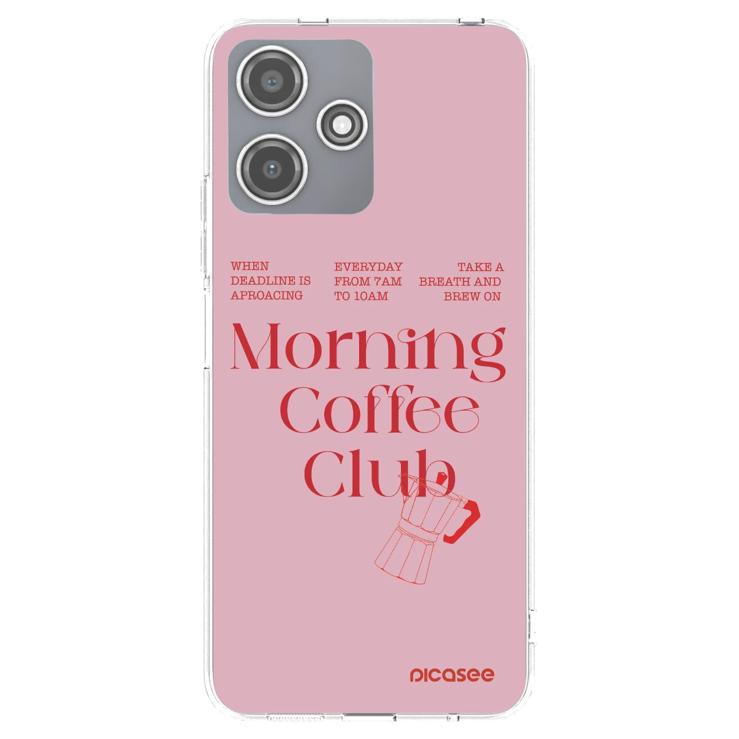 Picasee silikónový prehľadný obal pre Xiaomi Redmi 12 5G - Morning