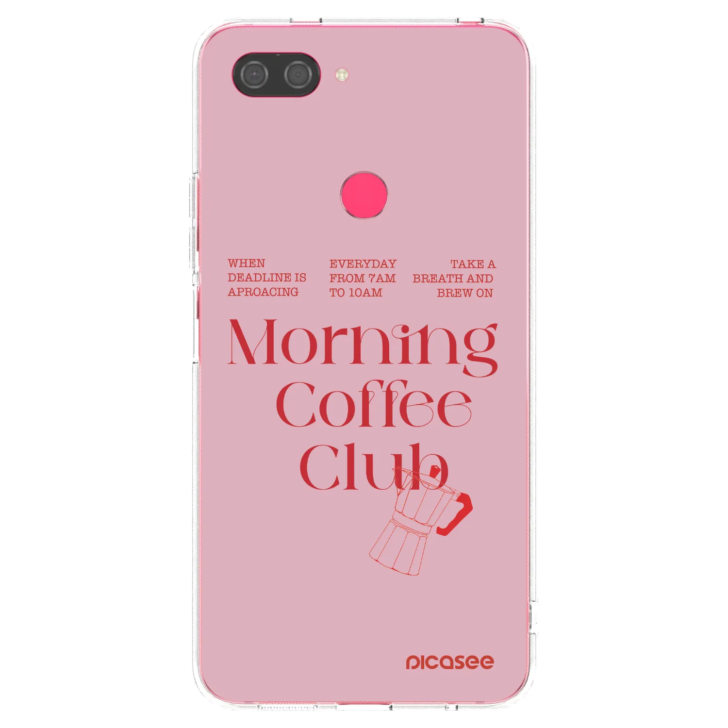 Picasee silikónový prehľadný obal pre Xiaomi Mi 8 Lite - Morning