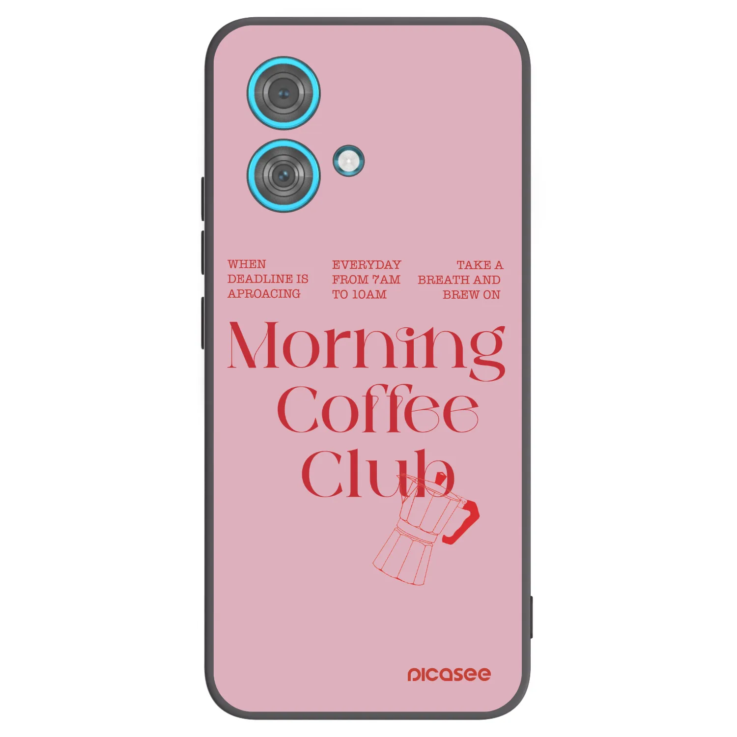 Picasee silikónový čierny obal pre Motorola Edge 40 Neo - Morning