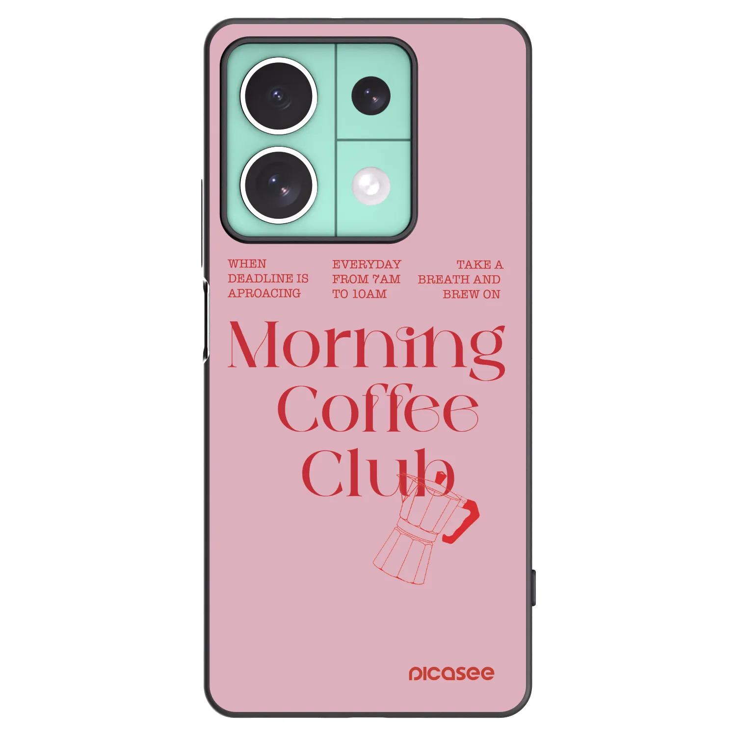 Picasee silikónový čierny obal pre Xiaomi Redmi Note 13 5G - Morning