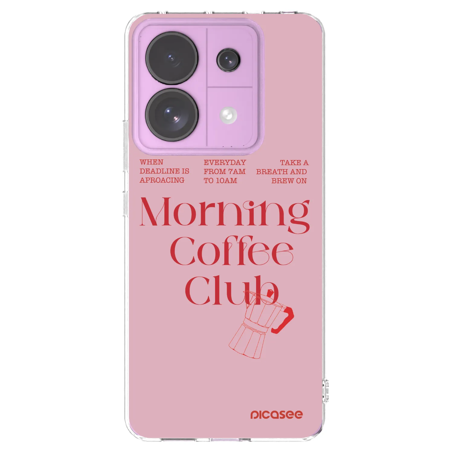 Picasee silikónový prehľadný obal pre Xiaomi Redmi Note 13 Pro 5G - Morning