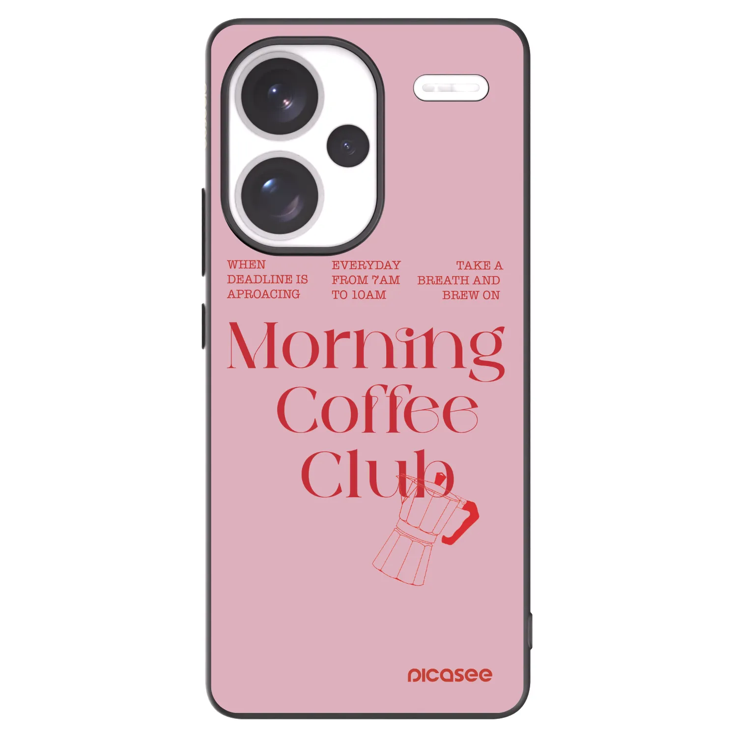 Picasee silikónový čierny obal pre Xiaomi Redmi Note 13 Pro+ 5G - Morning