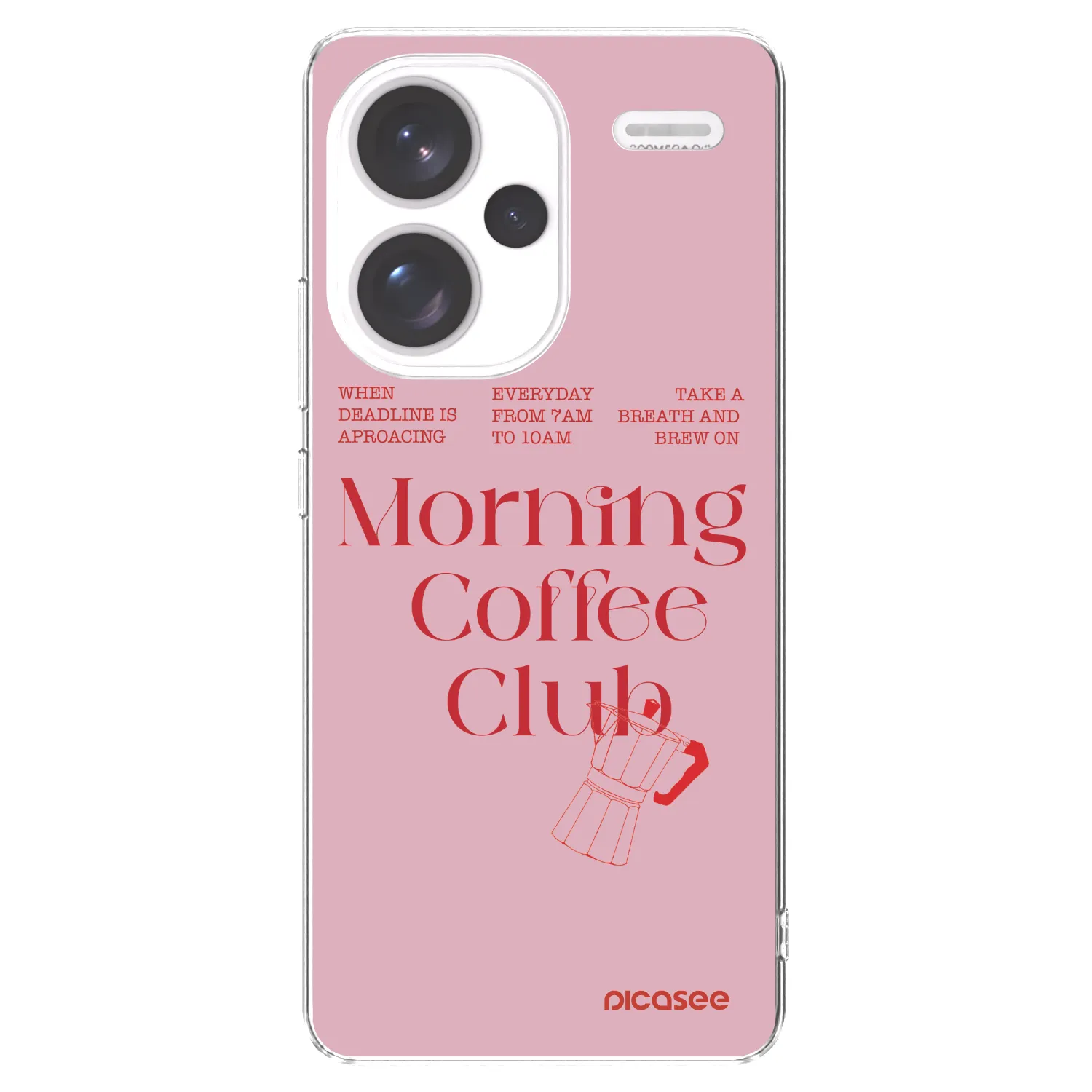Picasee silikónový prehľadný obal pre Xiaomi Redmi Note 13 Pro+ 5G - Morning