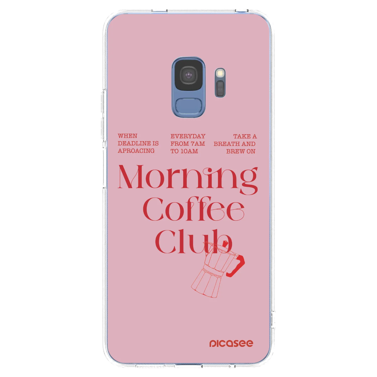 Picasee silikónový prehľadný obal pre Samsung Galaxy S9 G960F - Morning
