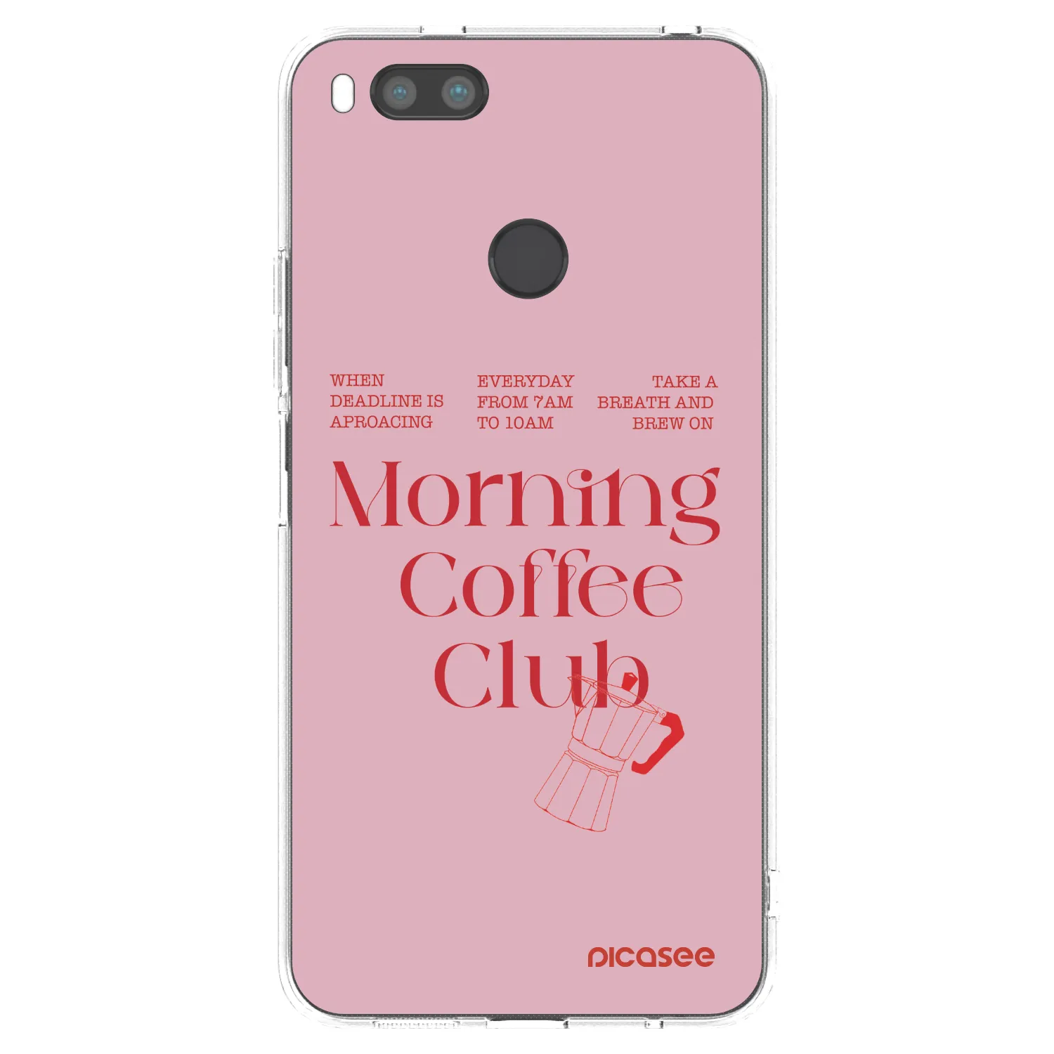 Picasee silikónový prehľadný obal pre Xiaomi Mi A1 Global - Morning