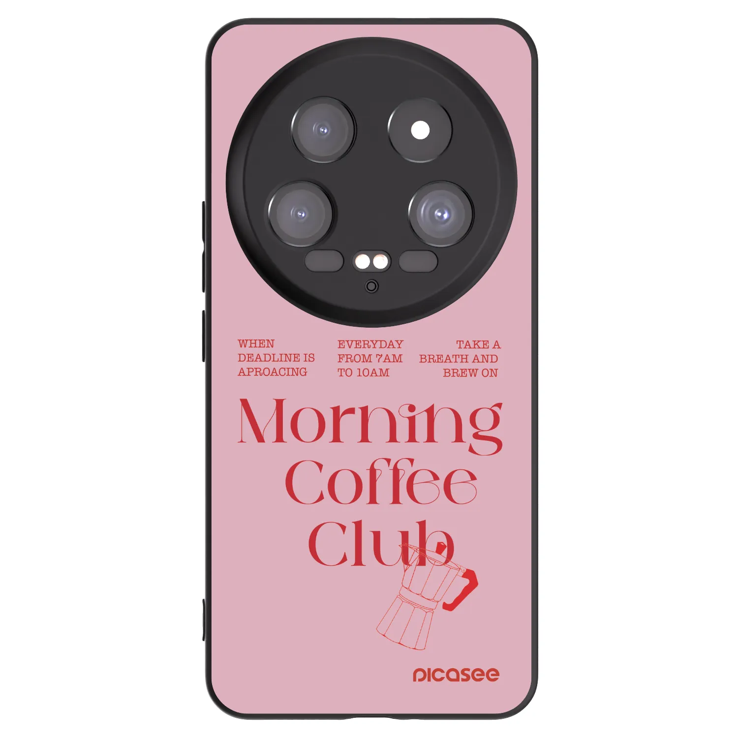 Picasee silikónový čierny obal pre Xiaomi 14 Ultra - Morning