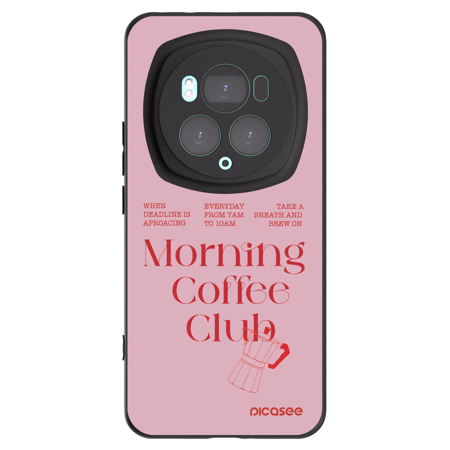 Picasee silikónový čierny obal pre Honor Magic6 Pro - Morning