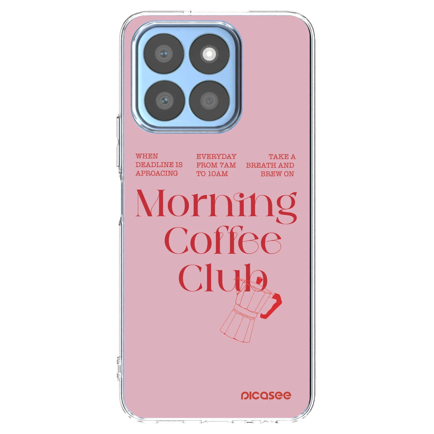 Picasee silikónový prehľadný obal pre Honor X8b - Morning
