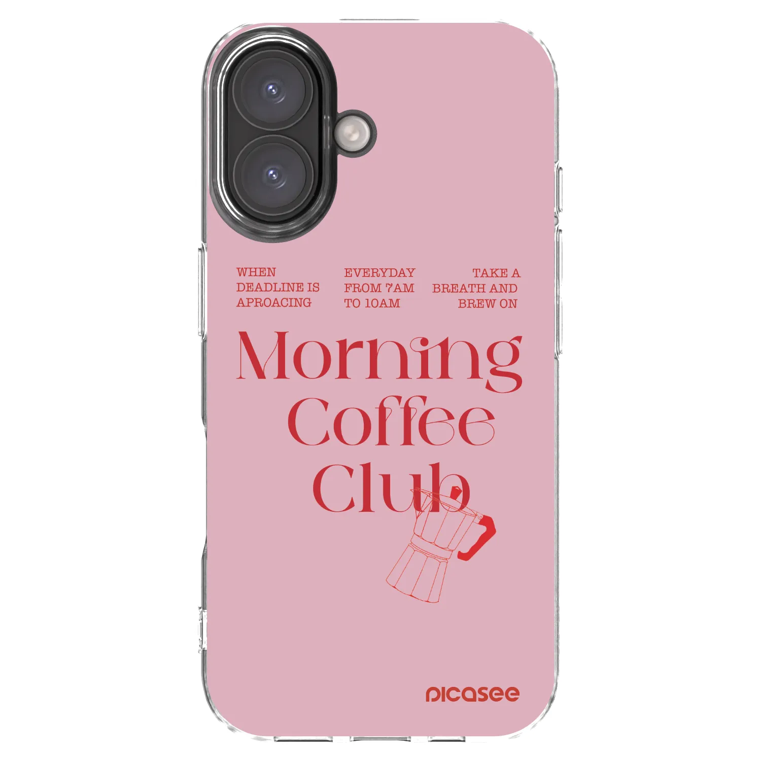 Picasee silikónový prehľadný obal pre Apple iPhone 16 - Morning