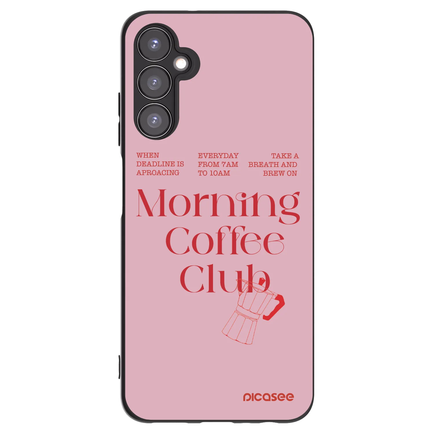 Picasee silikónový čierny obal pre Samsung Galaxy A05s A057G - Morning