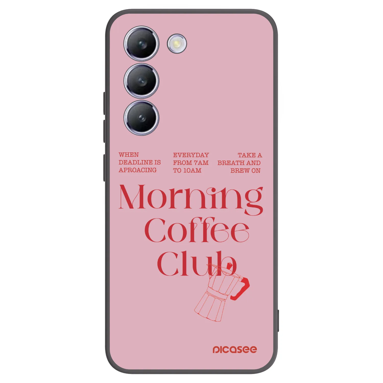 Picasee silikónový čierny obal pre Vivo V40 SE 5G - Morning