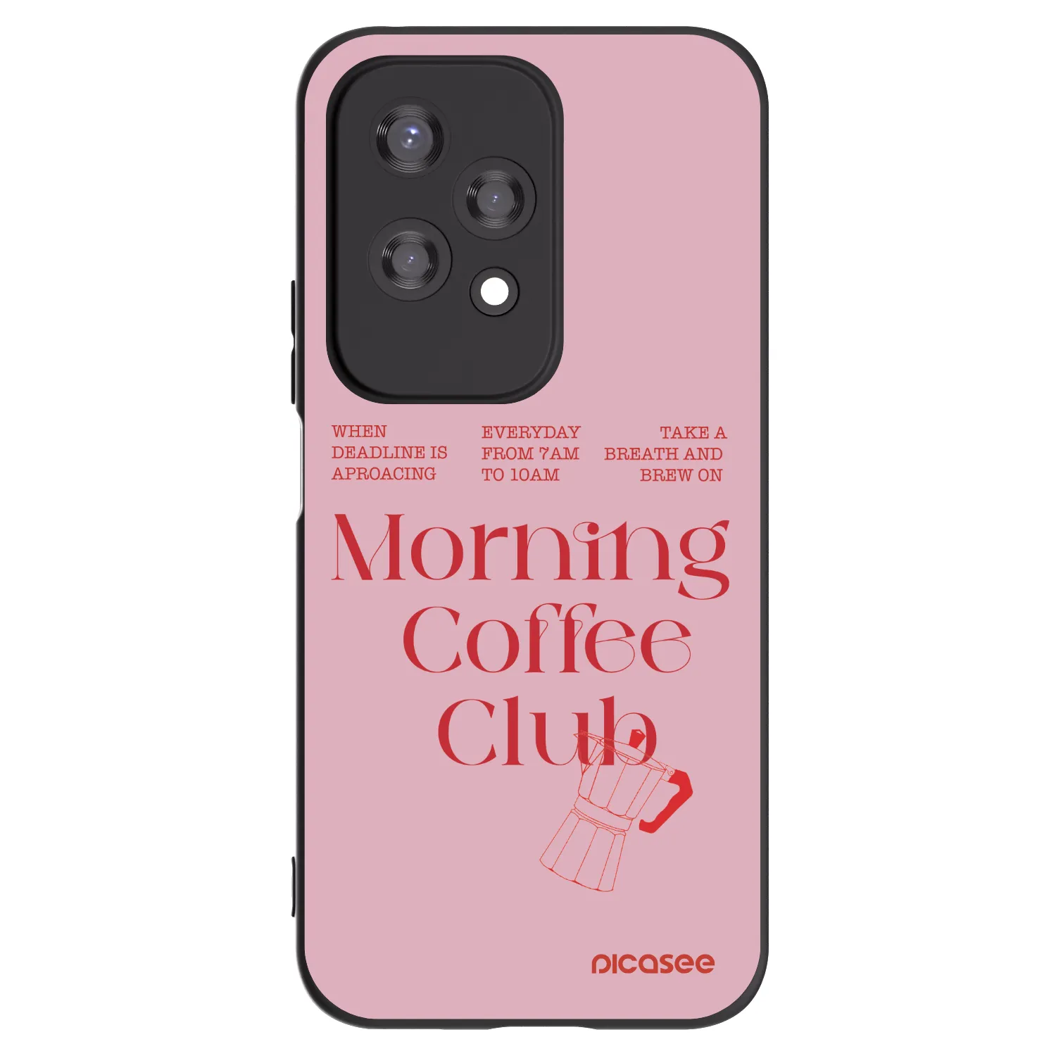 Picasee silikónový čierny obal pre Honor 200 Lite - Morning