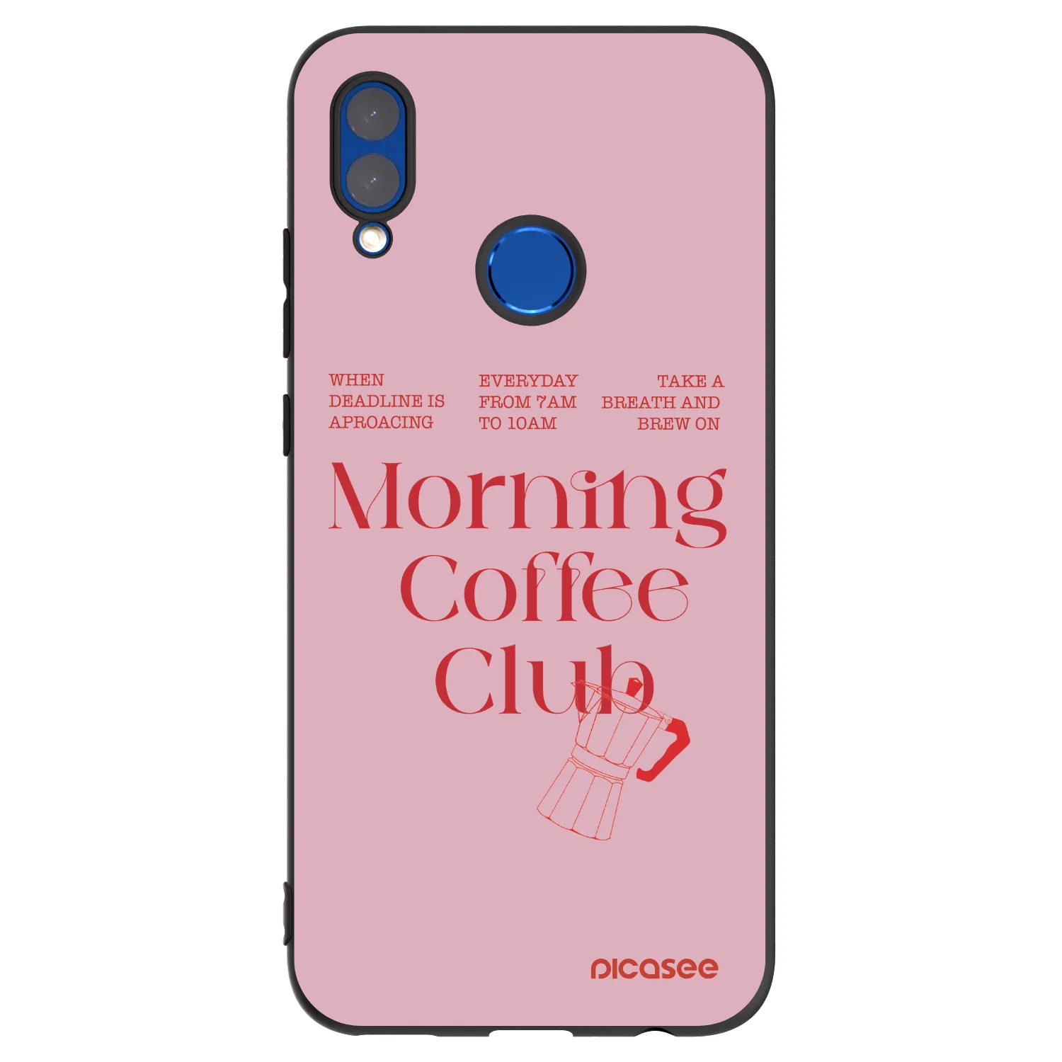 Picasee silikónový čierny obal pre Huawei P Smart 2019 - Morning