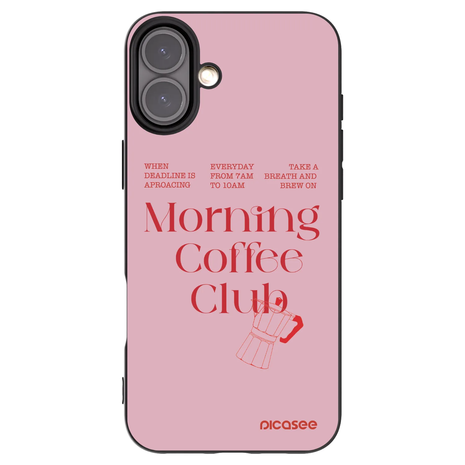 Picasee silikónový čierny obal pre Apple iPhone 16 Plus - Morning
