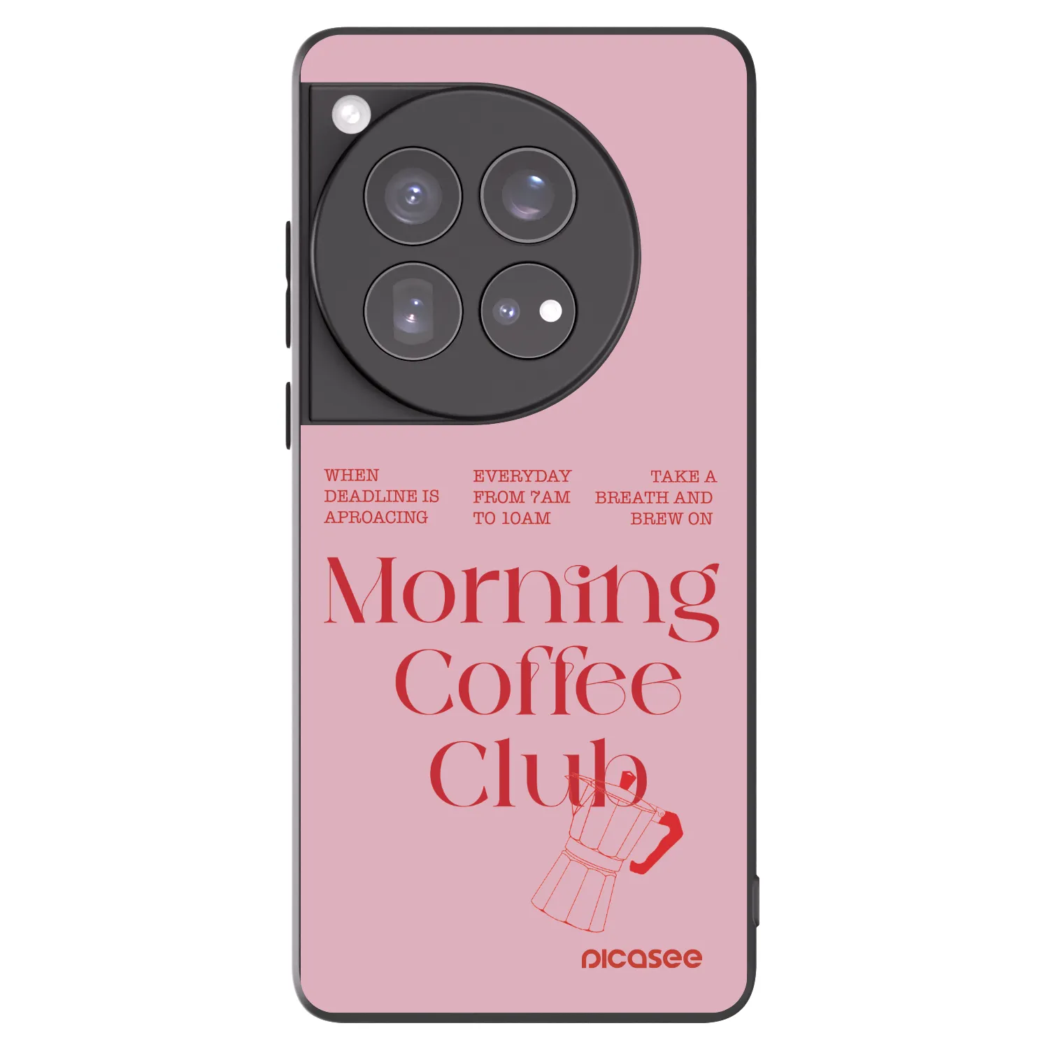 Picasee silikónový čierny obal pre OnePlus 12 5G - Morning