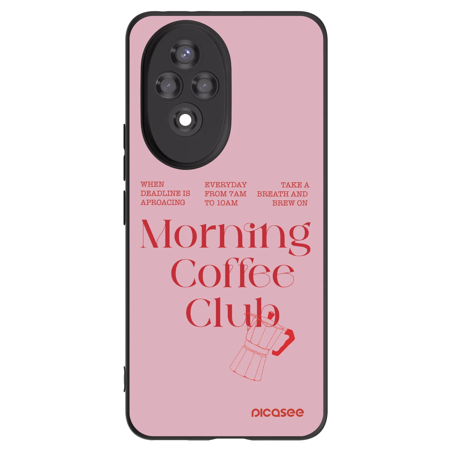Picasee silikónový čierny obal pre Honor 200 Pro 5G - Morning