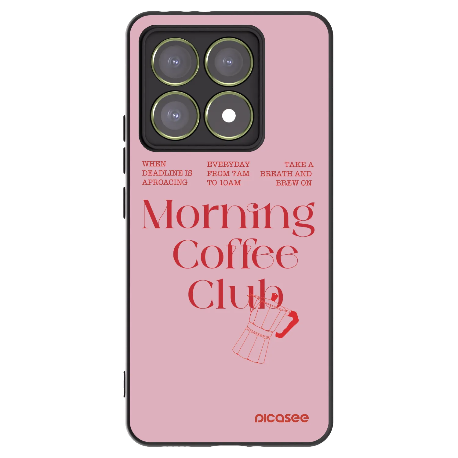 Picasee silikónový čierny obal pre Xiaomi 14T - Morning