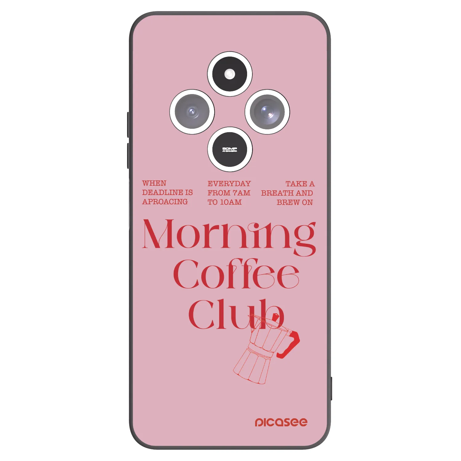 Picasee silikónový čierny obal pre Xiaomi Redmi 14C - Morning