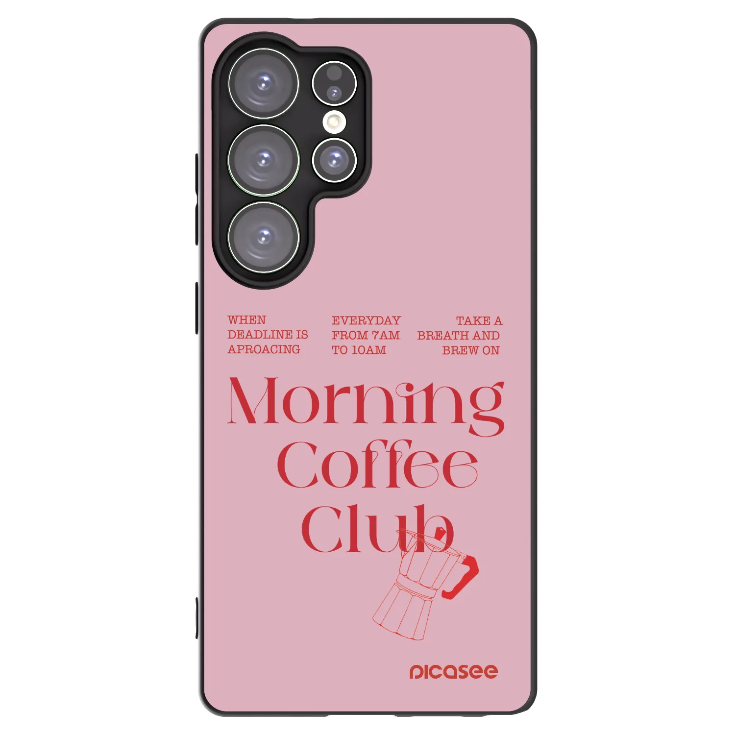 Picasee silikónový čierny obal pre Samsung Galaxy S25 Ultra 5G - Morning