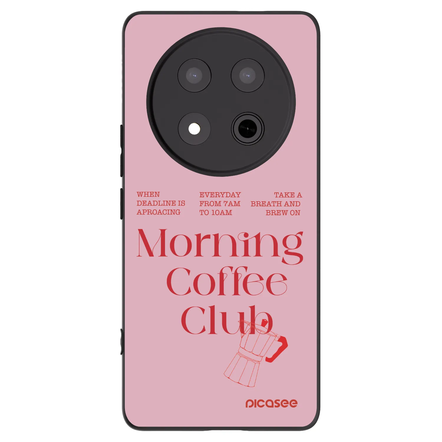 Picasee silikónový čierny obal pre Honor Magic7 Lite 5G - Morning