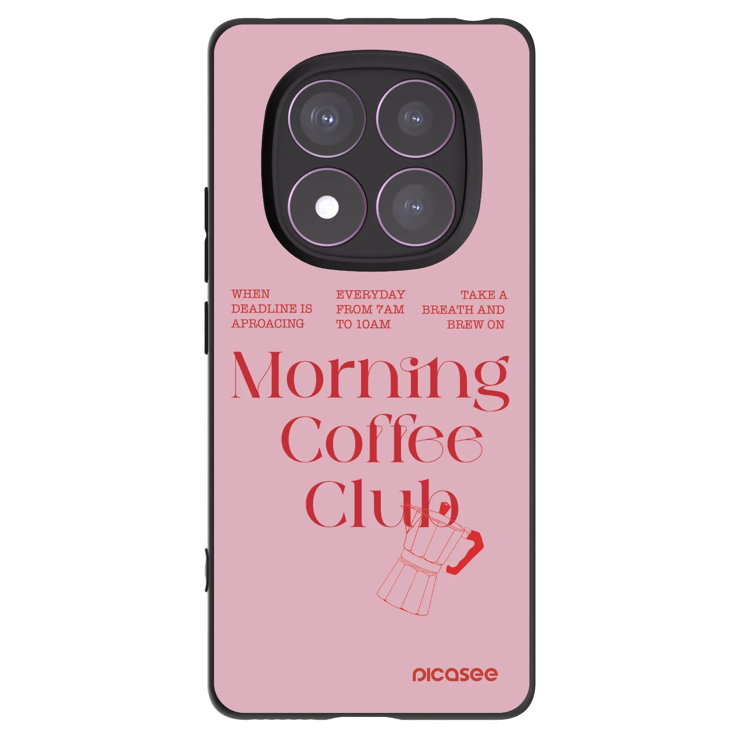Picasee silikónový čierny obal pre Xiaomi Redmi Note 14 Pro 4G - Morning