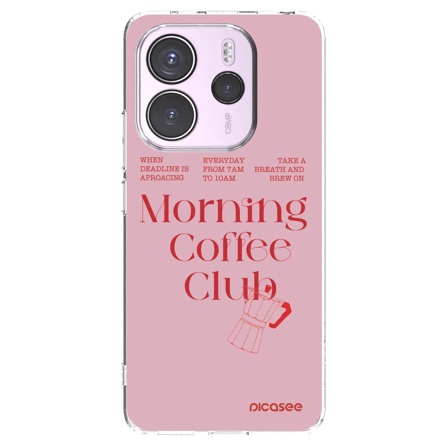 Picasee silikónový prehľadný obal pre Xiaomi Redmi Note 14 4G - Morning