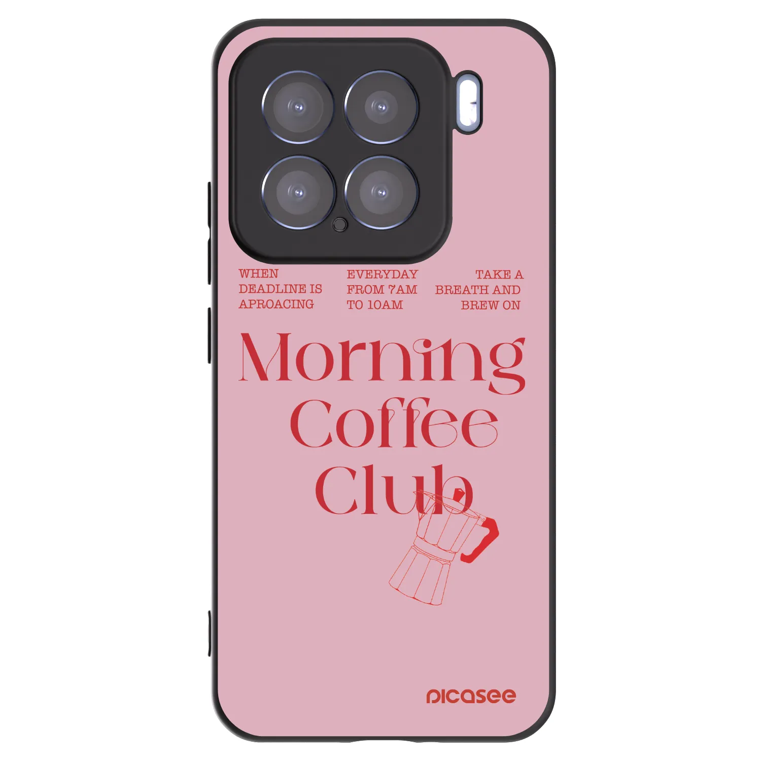 Picasee silikónový čierny obal pre Xiaomi 15 - Morning