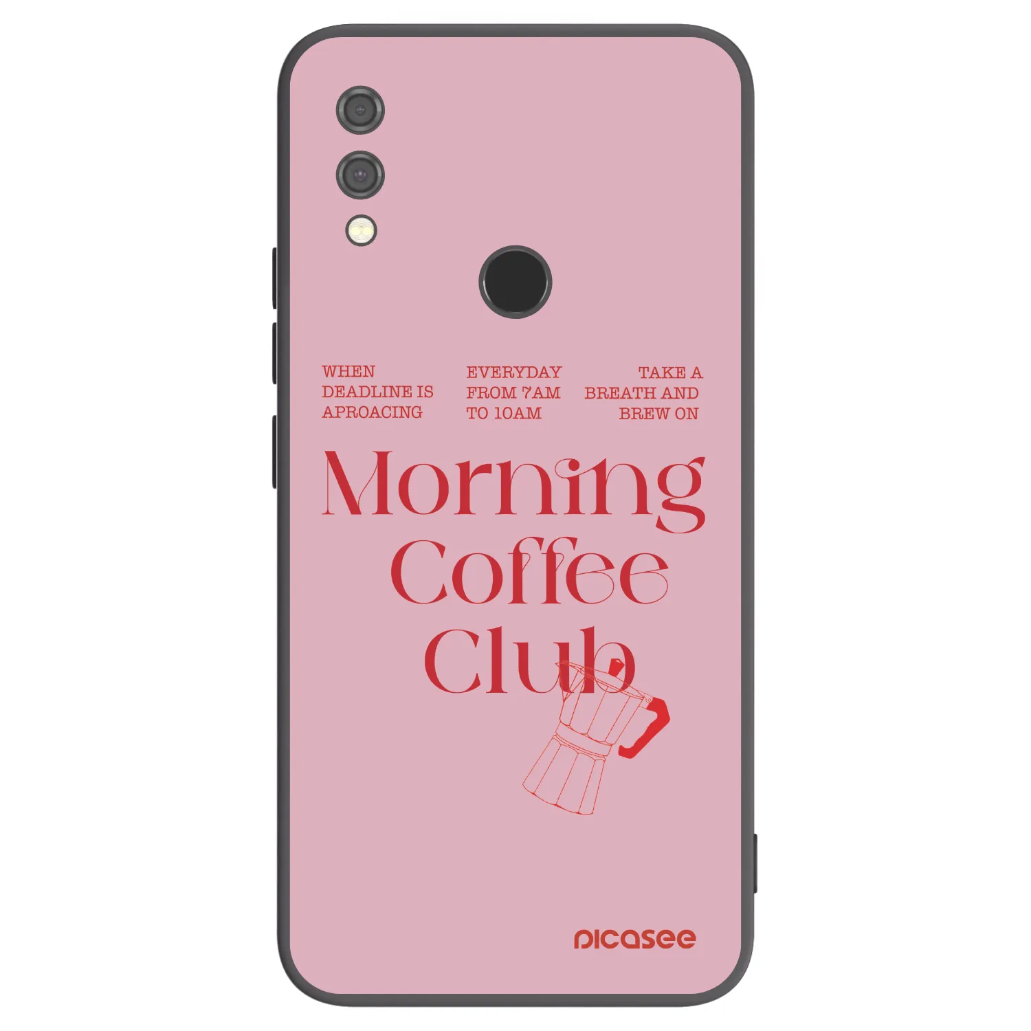 Picasee silikónový čierny obal pre Xiaomi Redmi Note 7 - Morning