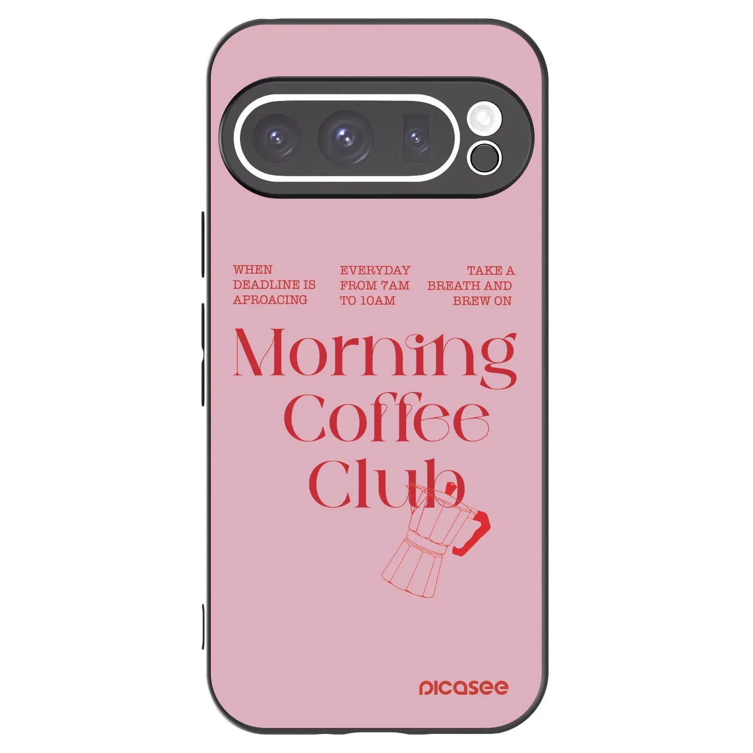 Picasee silikónový čierny obal pre Google Pixel 9 Pro - Morning