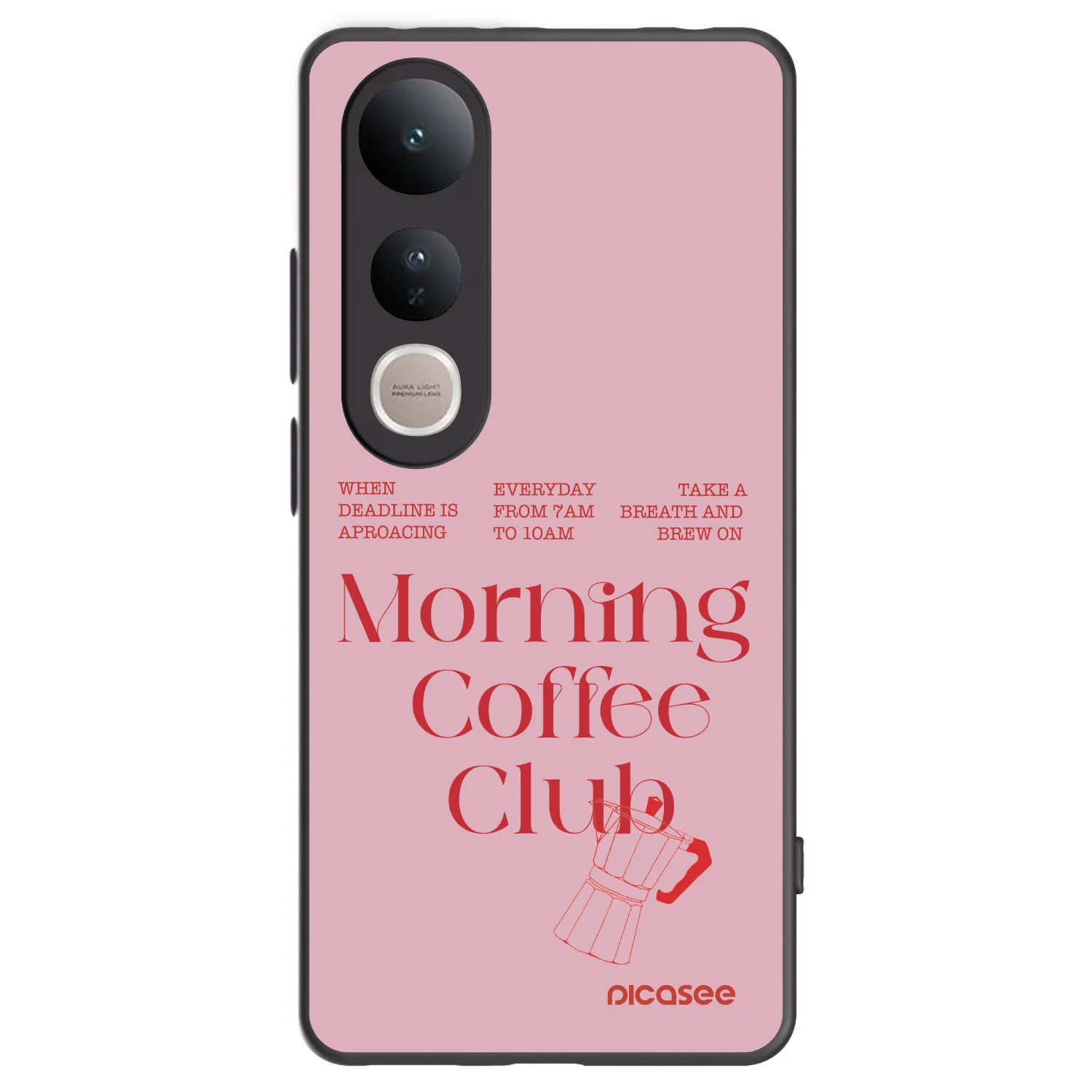 Picasee silikónový čierny obal pre Vivo V50 Lite 5G - Morning