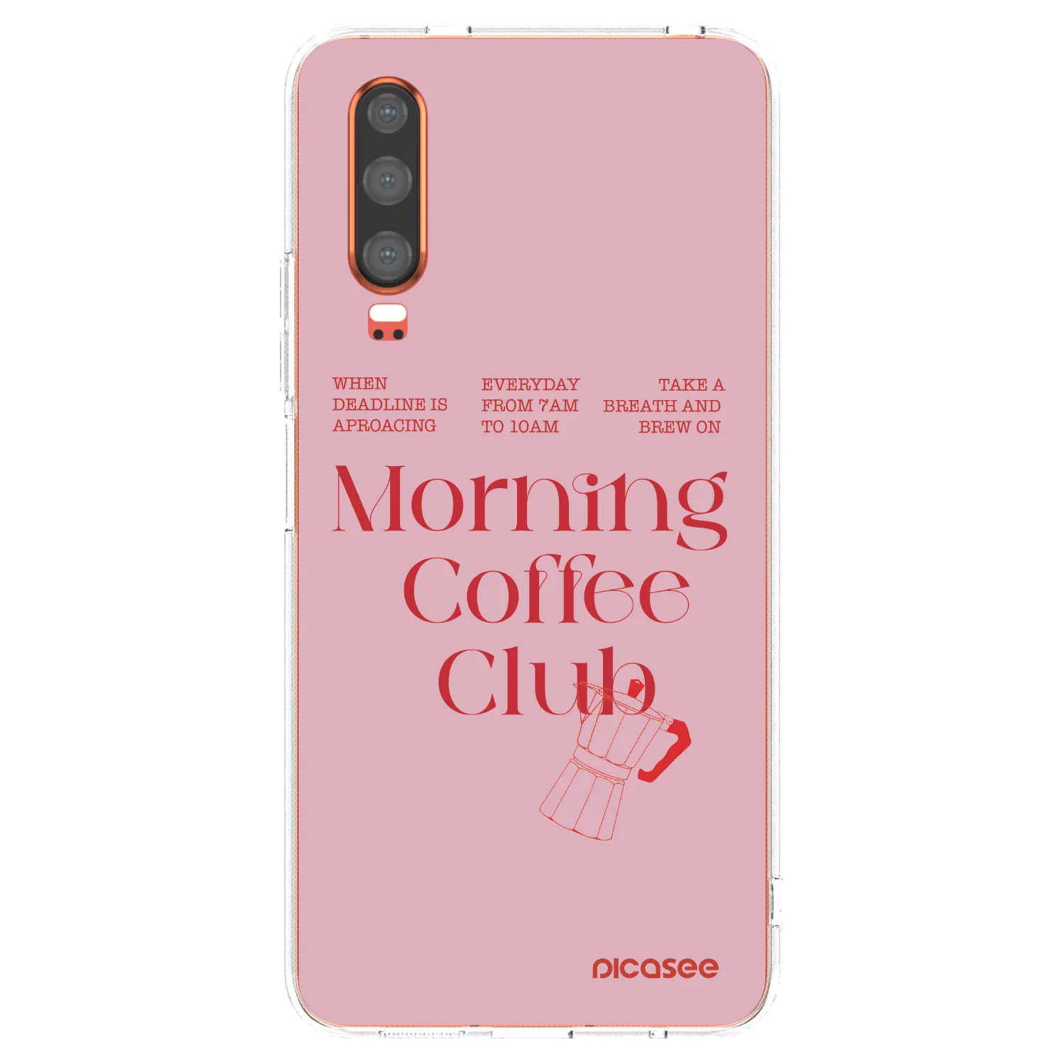Picasee silikónový prehľadný obal pre Huawei P30 - Morning