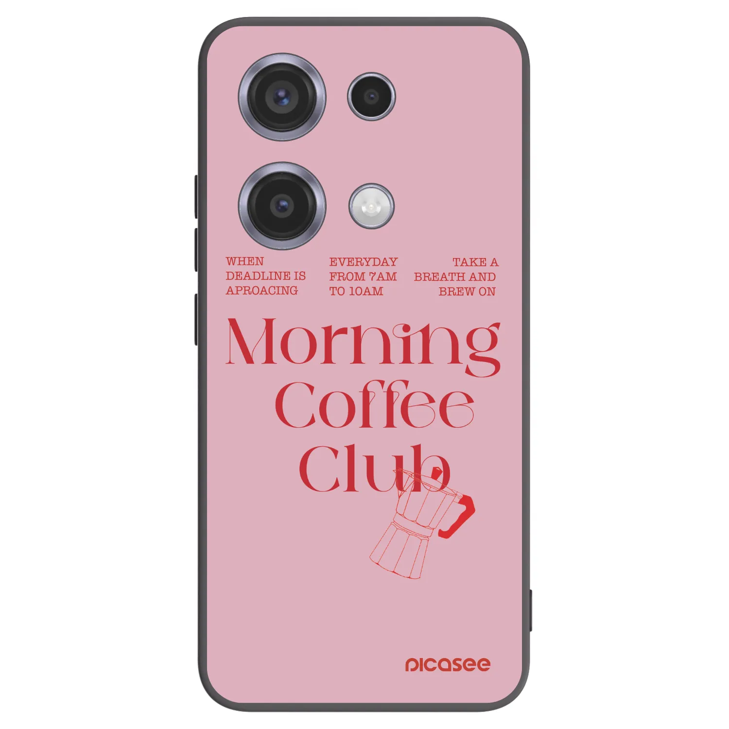 Picasee silikónový čierny obal pre Xiaomi Redmi Note 14S - Morning
