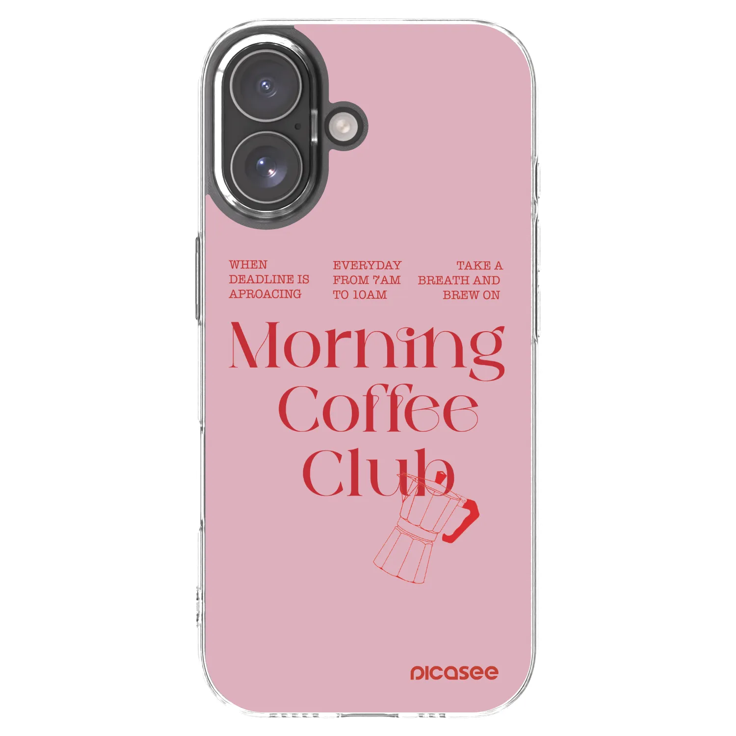 Picasee silikónový prehľadný obal pre Apple iPhone 17 - Morning