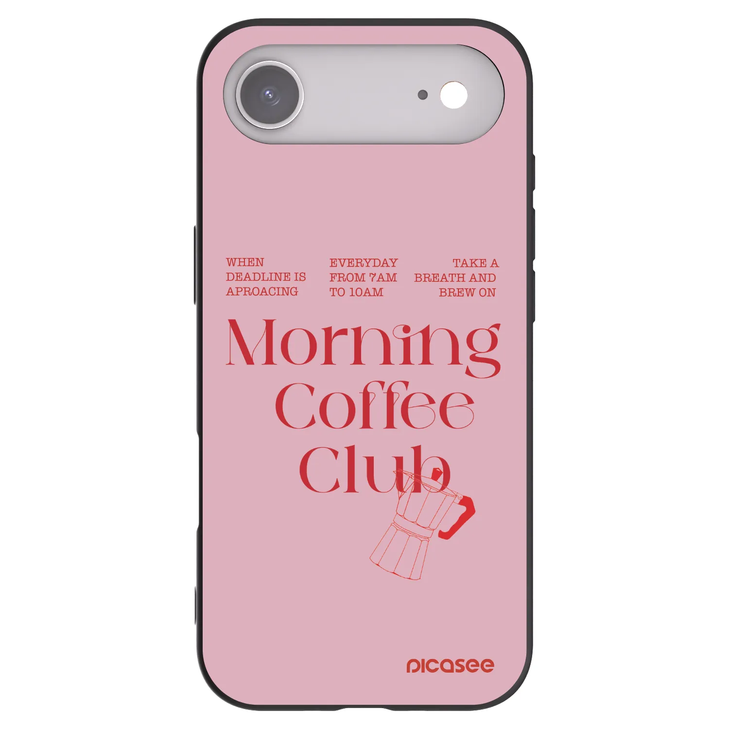 Picasee silikónový čierny obal pre Apple iPhone Air - Morning