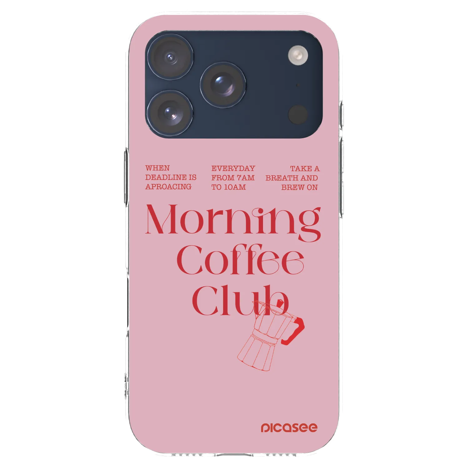 Picasee silikónový prehľadný obal pre Apple iPhone 17 Pro - Morning