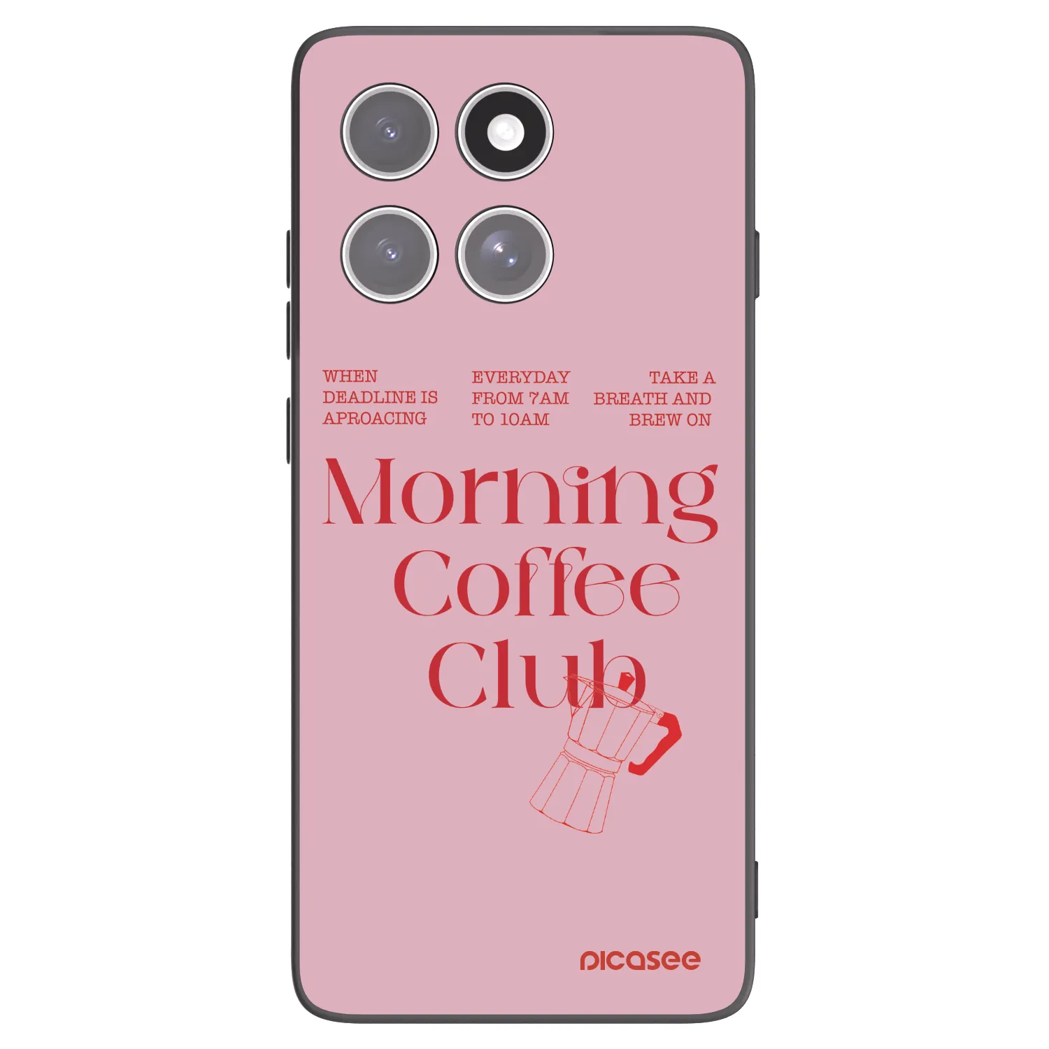 Picasee silikónový čierny obal pre Motorola Edge 60 Pro - Morning