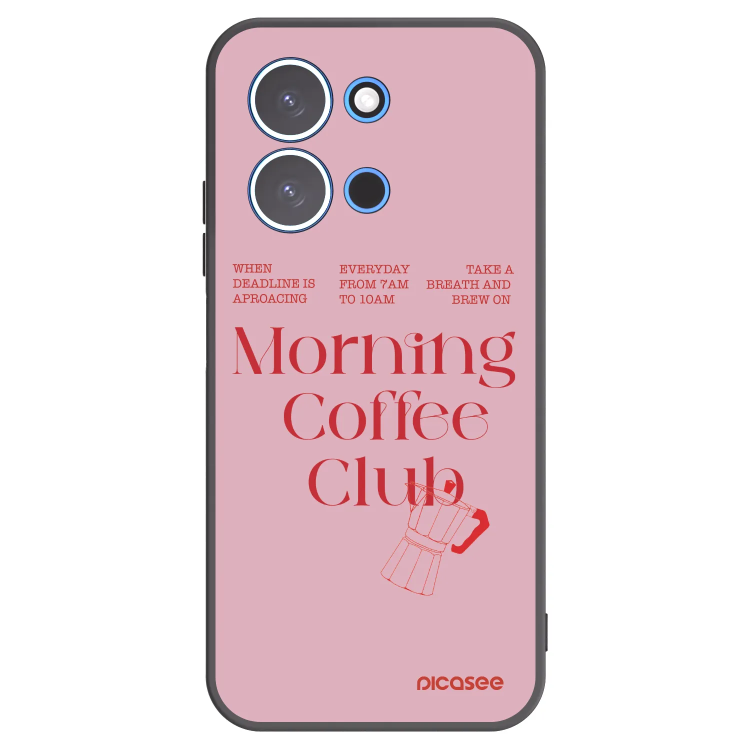 Picasee silikónový čierny obal pre Xiaomi Redmi 15C 4G - Morning