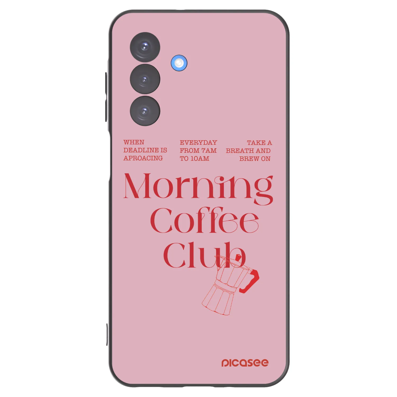 Picasee silikónový čierny obal pre Samsung Galaxy A17 5G - Morning