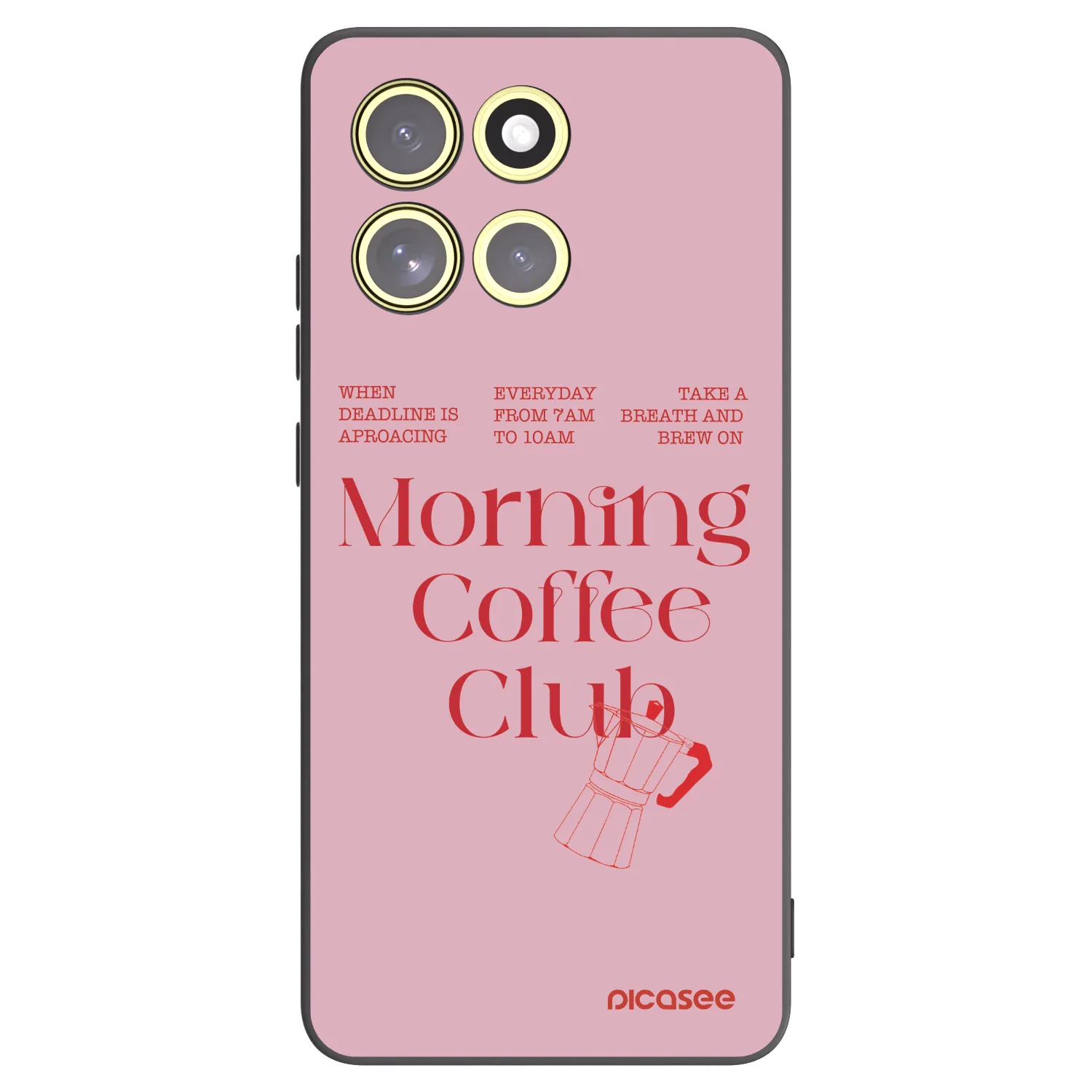 Picasee silikónový čierny obal pre Motorola Moto G86 Power 5G - Morning