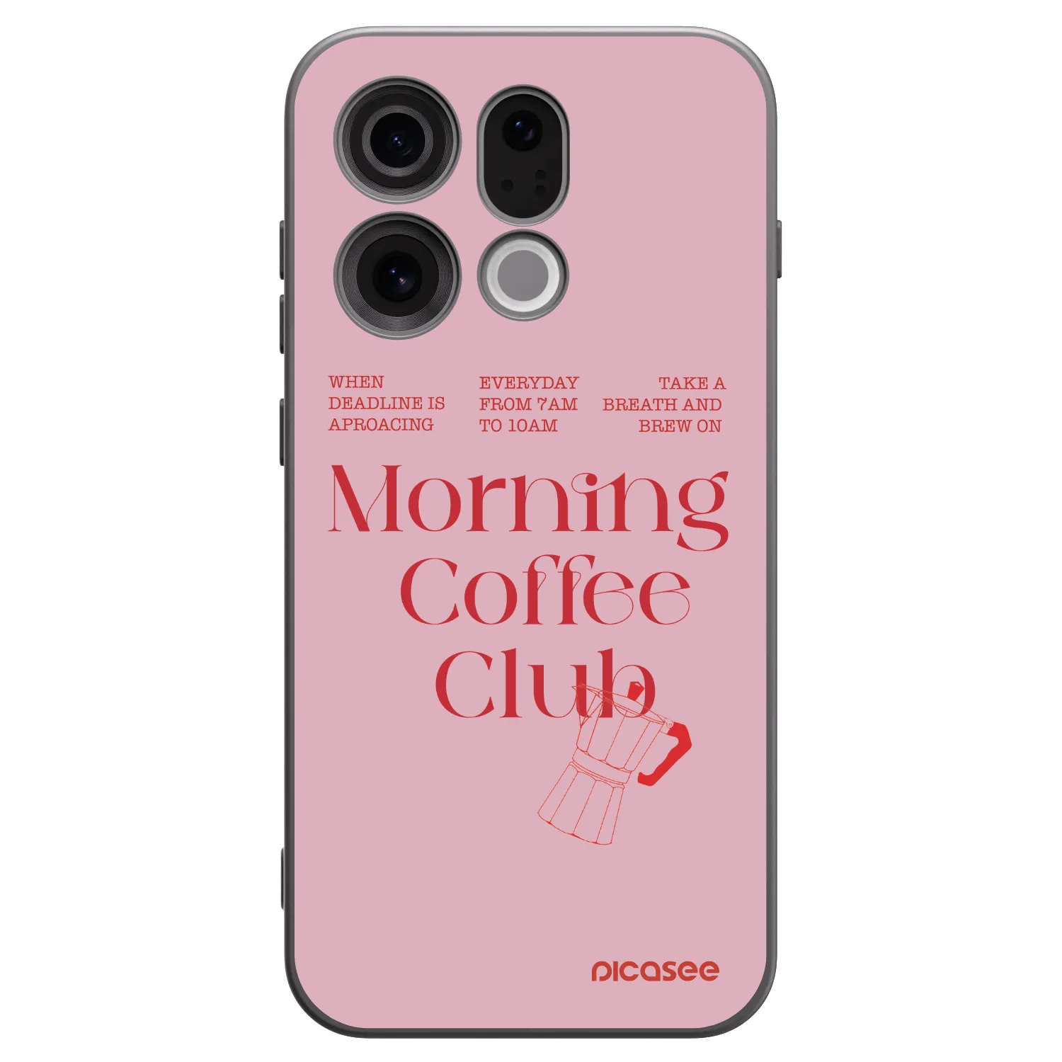 Picasee silikónový čierny obal pre OPPO Find X9 - Morning