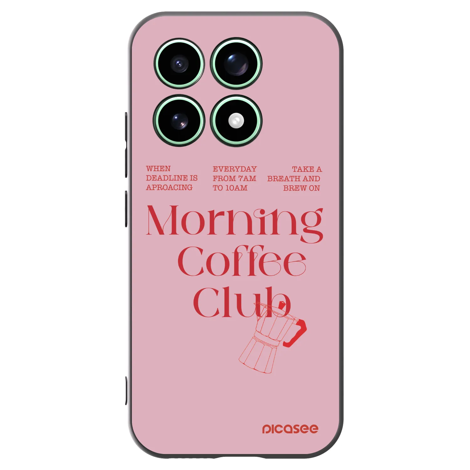 Picasee silikónový čierny obal pre Xiaomi 17 - Morning