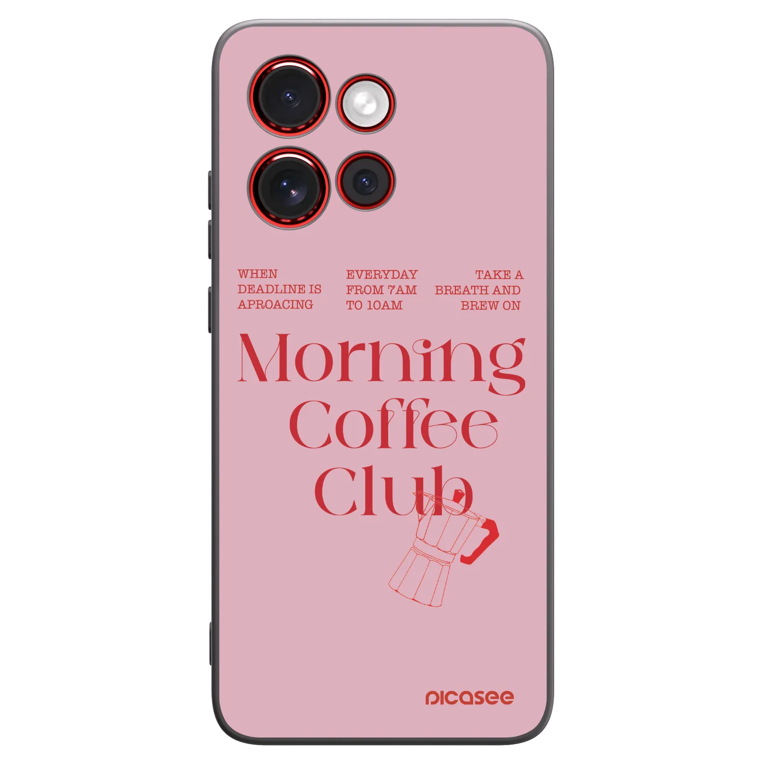 Picasee silikónový čierny obal pre Motorola Edge 60 Neo 5G - Morning