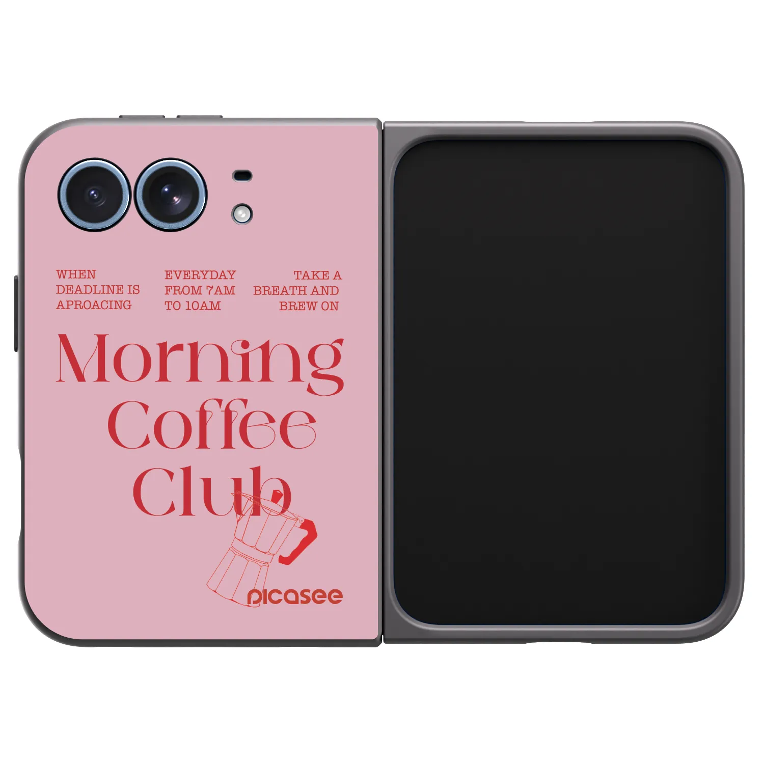 Picasee silikónový čierny obal pre Apple iPhone Ultra - Morning