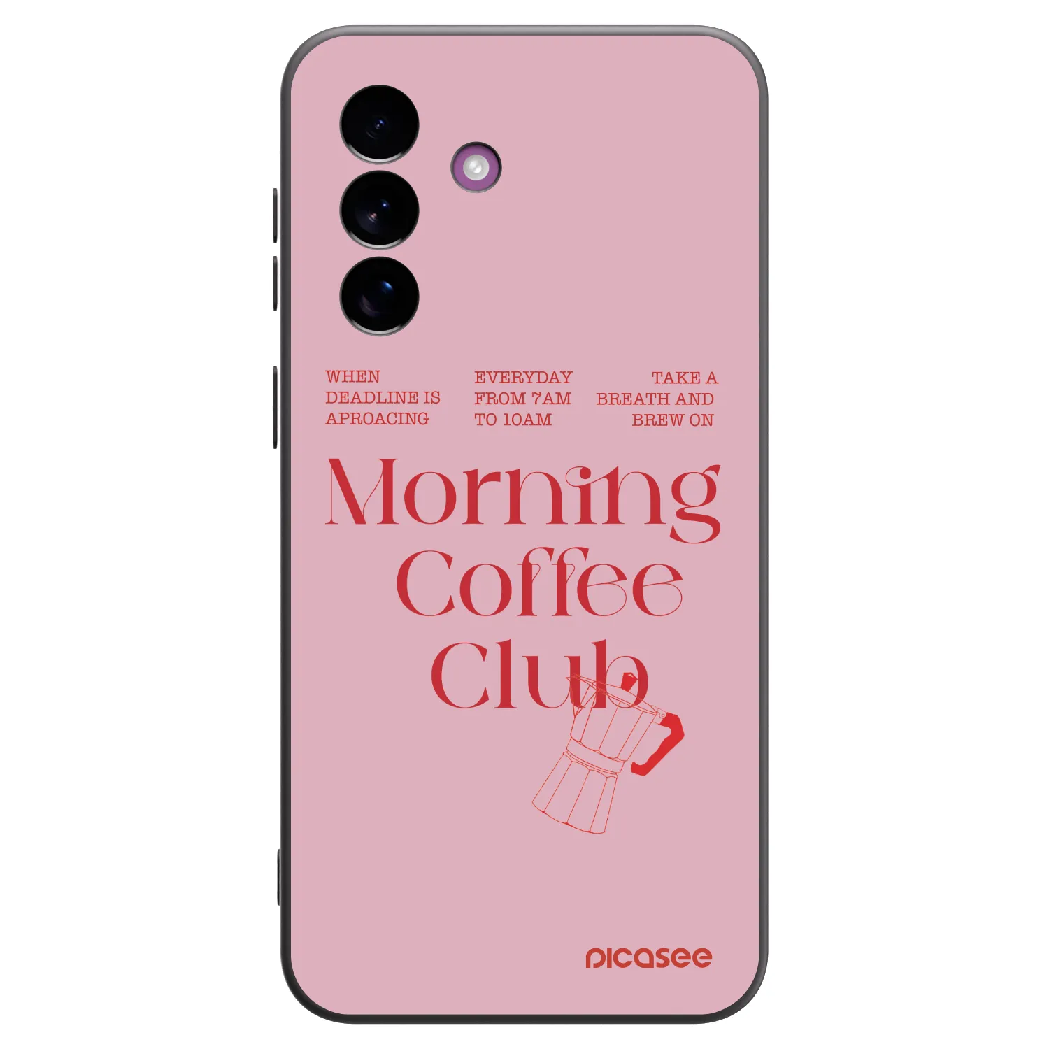 Picasee silikónový čierny obal pre Samsung Galaxy A37 - Morning