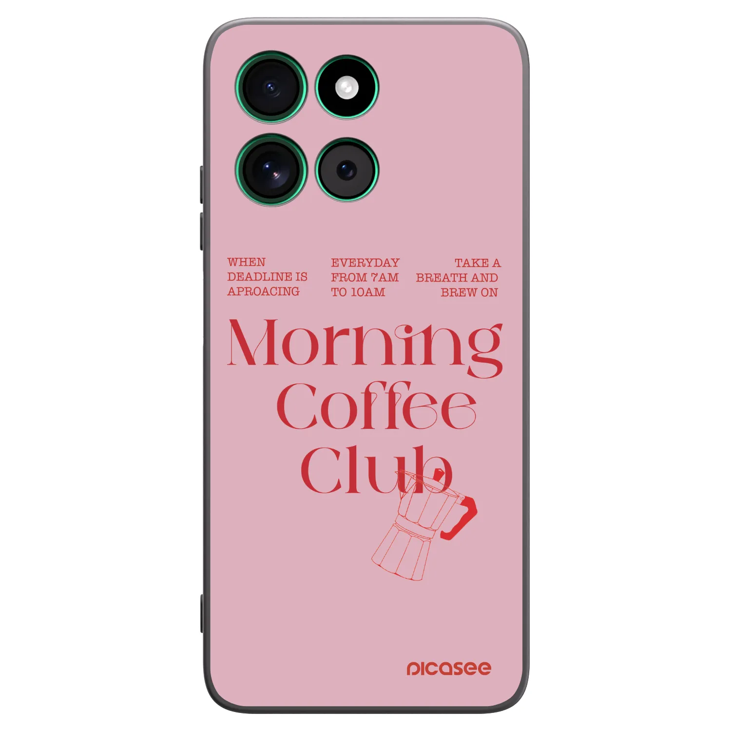 Picasee silikónový čierny obal pre Motorola Moto G57 Power - Morning