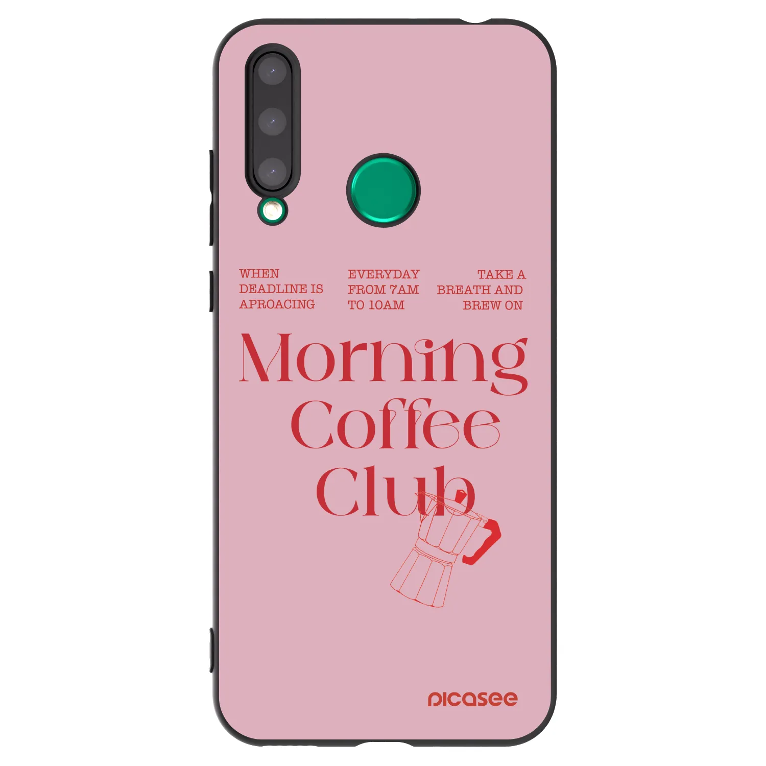 Picasee silikónový čierny obal pre Honor 20 Lite - Morning