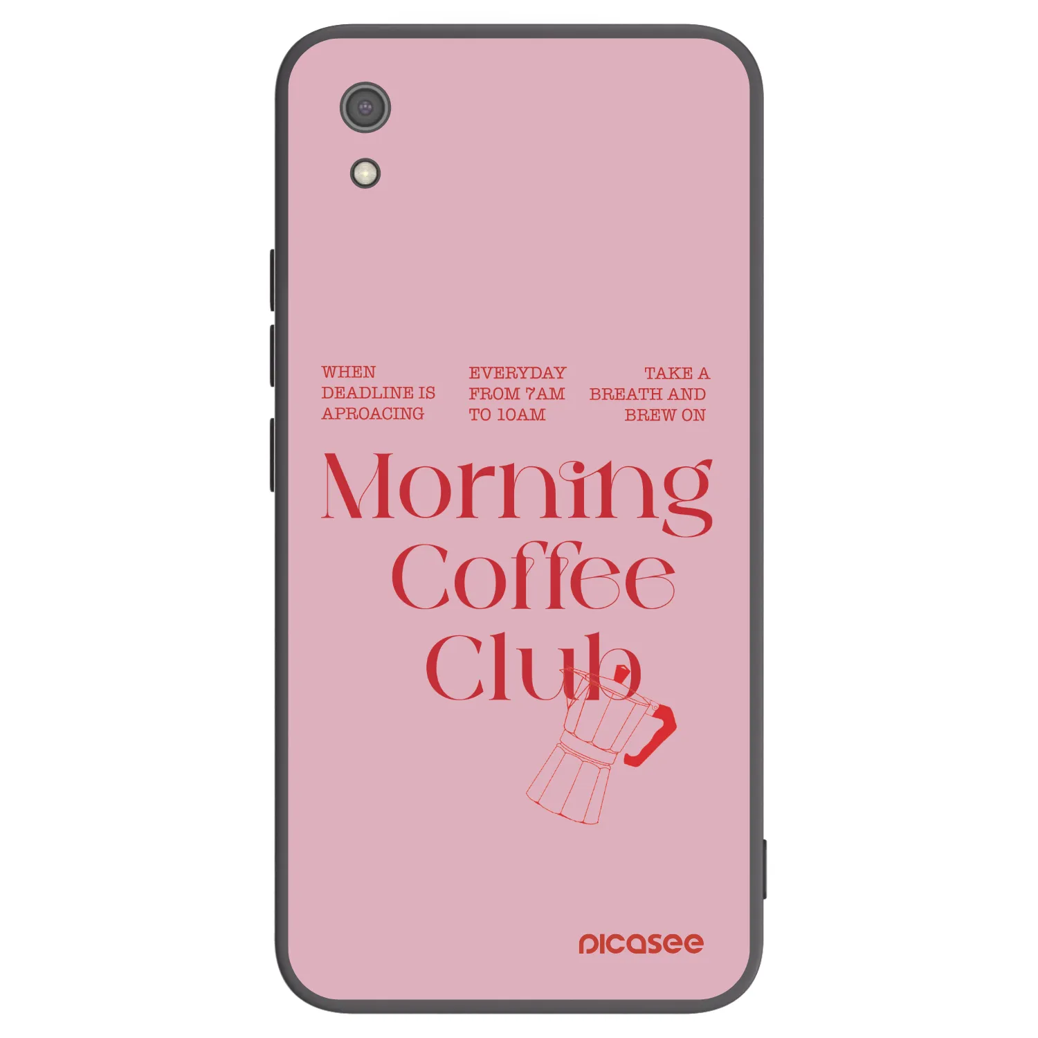 Picasee silikónový čierny obal pre Xiaomi Redmi 7A - Morning