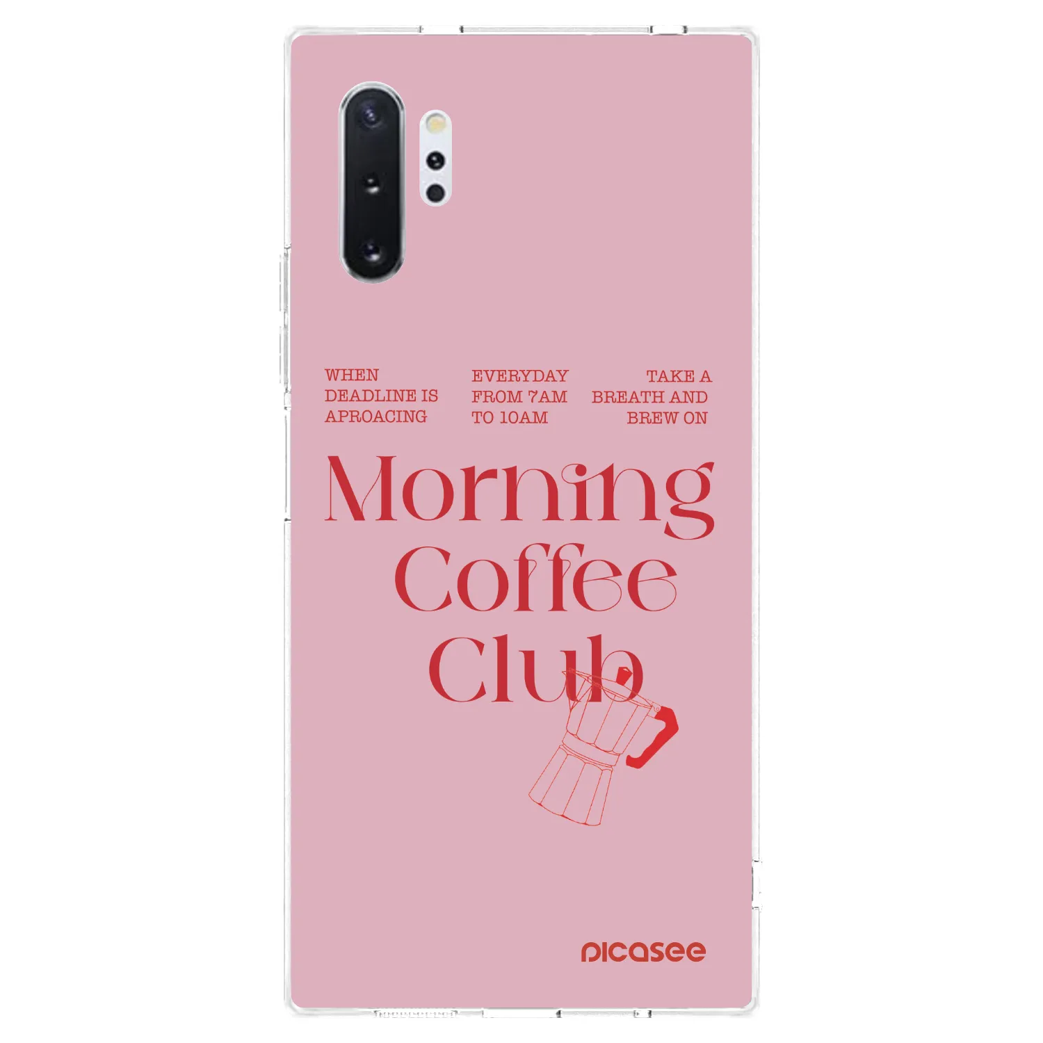 Picasee silikónový prehľadný obal pre Samsung Galaxy Note 10+ N975F - Morning