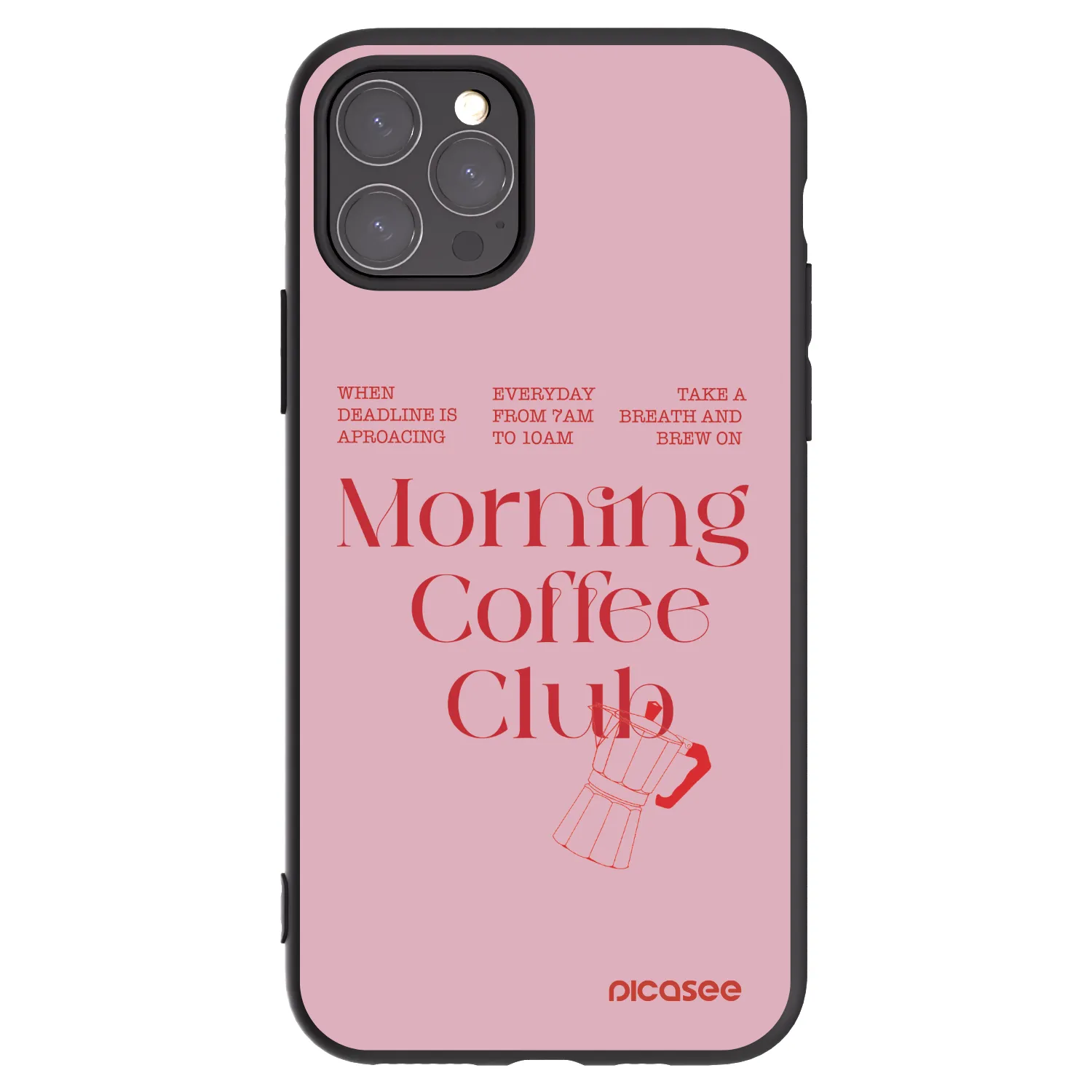 Picasee silikónový čierny obal pre Apple iPhone 11 Pro - Morning