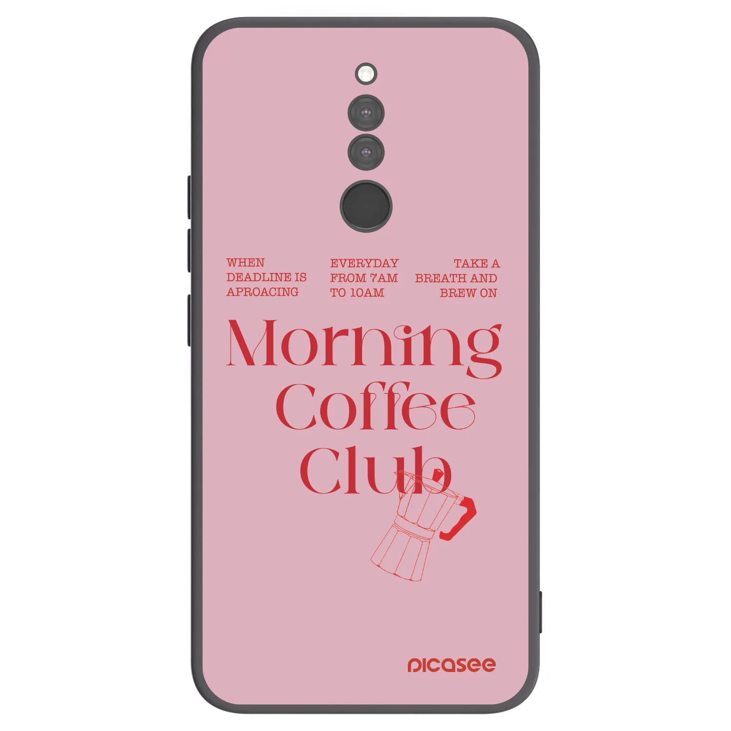 Picasee silikónový čierny obal pre Xiaomi Redmi 8 - Morning